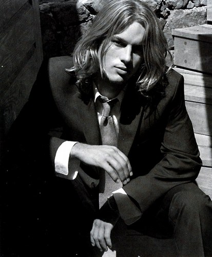 Jason in a suit.