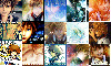 Kingdom Hearts Sora and Roxas Icon Background