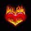 flaming heart