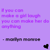 make a girl laugh