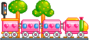 pink train