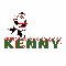 santa skating on Kenny