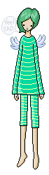 angel in green