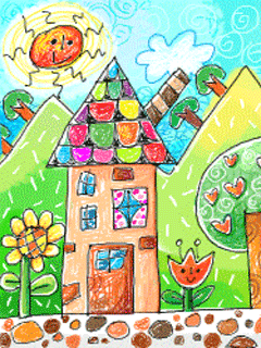 cute kawaii house