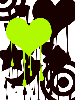 emo green heart