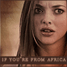 If your African, why are you white?!