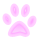 mini pink paw