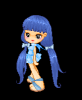cute blue chibi girl