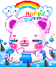 cute kawaii teddy bear sayclub happy summer