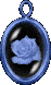 blue rose charm