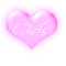 Chris in a pink blinking heart 2